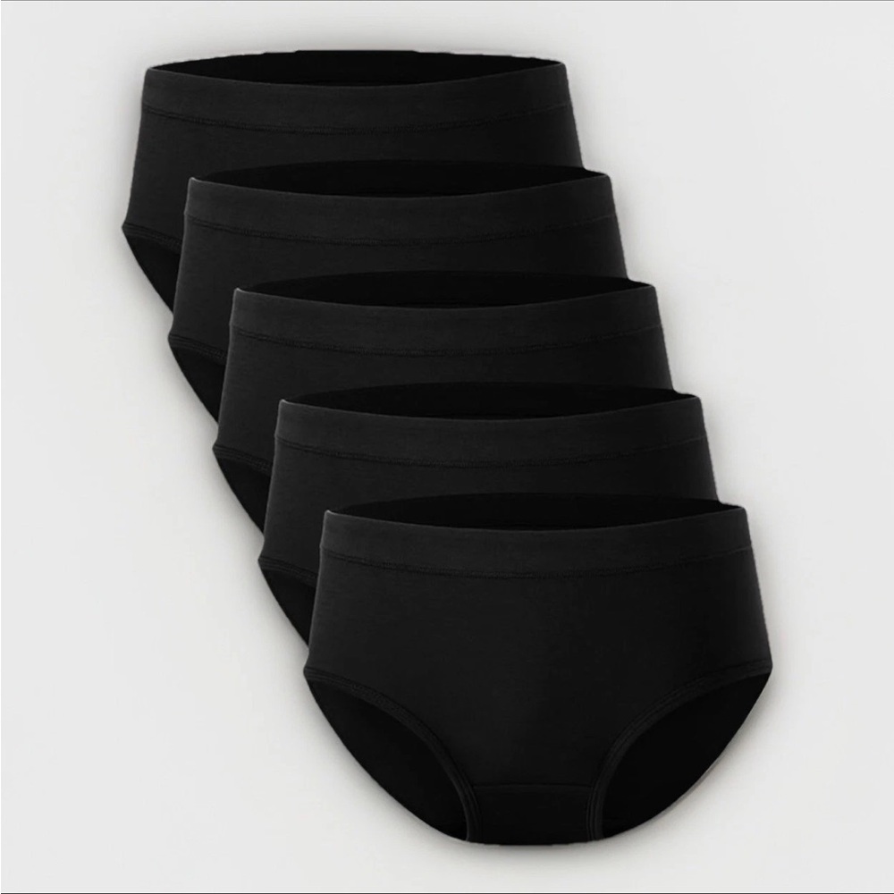 Bamboo Cool Women’s Briefs 5-Pack - Size Medium - Mid-Waist - NWT - Breathable